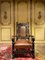 19th Century Historicism Throne Armchair in Oak, 1880s 4