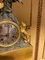 Reloj de chimenea francés antiguo dorado, década de 1850, Imagen 10