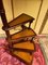 20th Century English Victorian Leather Library Steps or Stepladder 12