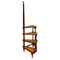 20th Century English Victorian Leather Library Steps or Stepladder, Image 1