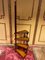 Escalera de biblioteca inglesa victoriana de cuero, siglo XX, Imagen 2