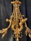 Large Gilt Bronze Chandelier in Louis XVI Style, Image 6