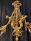 Large Gilt Bronze Chandelier in Louis XVI Style, Image 4