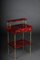 Table d'Appoint Vintage Rouge par Aldo Tura, Italie, 1970s 5