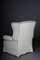 Vintage White Leather Chesterfield Armchair 7