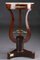 19th Century French Empire Lyra-Shaped Curly-Legged Side Table, 1815, Image 2