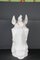 Testa di cavallo grande in ceramica bianca, XX secolo, Immagine 7