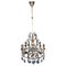 Large 20th Century Gold-Plated Brass Chandelier 1