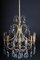 Large 20th Century Gold-Plated Brass Chandelier, Image 3