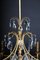 Large 20th Century Gold-Plated Brass Chandelier 2