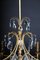 Large 20th Century Gold-Plated Brass Chandelier, Image 2