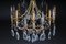 Large 20th Century Gold-Plated Brass Chandelier, Image 4
