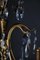 Lampadario grande in ottone placcato in oro, XX secolo, Immagine 7
