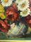 Bodegón con flores, siglo XX, óleo sobre lienzo, enmarcado, Imagen 5