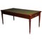 20th Century English Classicist Coffee Table with Leather Top 1