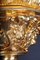 Französische versilberte Hängelampe aus feuervergoldeter Bronze in Laternenform 11
