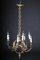 Antique Rococo Bronze Crown Chandelier, 1900s, Image 2