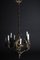 Antique Rococo Bronze Crown Chandelier, 1900s, Image 3