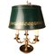 Antique Empire Table Lamp in Gold-Plated Bronze, 1900s, Image 1