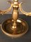 Lampada da tavolo Impero antica in bronzo placcato in oro, inizio XX secolo, Immagine 6