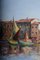 Porto di pescatori di St. Tropez, XX secolo, olio su tela, con cornice, Immagine 4