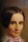 Biedermeier Künstler, Frauenbildnis, 1840, Öl auf Leinwand, gerahmt 8