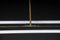 Large Vintage Ceiling Lamp in Brass Neon Tube, 1950s, Image 5