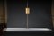 Large Vintage Ceiling Lamp in Brass Neon Tube, 1950s, Image 2