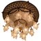 Large Louis XVI Style Round Wall Ceiling Lamp 1