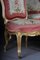 Divano Luigi XV o sedie rococò, fine XIX secolo, set di 3, Immagine 3