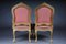 Divano Luigi XV o sedie rococò, fine XIX secolo, set di 3, Immagine 20