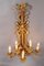 Louis XVI Wandlampe mit Fünf Leuchten, 20. Jh 2