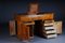 20th Century Biedermeier Flamed Birch Writing Desk 2