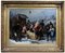 Ice Skating Princess, Germany, 19th Century, Oil on Canvas, Framed 1