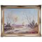 Paesaggio autunnale, XX secolo, Olio su tela, Incorniciato, Immagine 1