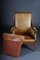 19th Century Mahogany English Leather Armchair 8