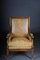 19th Century Mahogany English Leather Armchair, Image 2