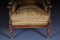 19th Century Mahogany English Leather Armchair, Image 4