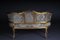 Vintage Rococo Beech Sofa 10