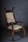 20th Century Venetian Rococo Walnut Throne Armchair 5