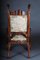 20th Century Venetian Rococo Walnut Throne Armchair 12