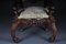 20th Century Venetian Rococo Walnut Throne Armchair 2