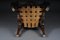 20th Century Venetian Rococo Walnut Throne Armchair 18