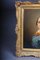 Biedermeier Artist, Lady's Portrait, 19th Century, Oil on Canvas, Framed 14