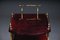 Vintage Italian Red Bar Trolley from Aldo Tura, 1970s 6