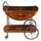 Italian Inlaid Bar Trolley 1