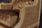 Louis XVI Armlehnstuhl aus geschnitztem Buchenholz mit Hocker, 2er Set 10
