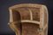 Louis XVI Style Carved Beechwood Armchair with Stool, Set of 2 13