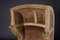Poltrona in stile Luigi XVI in legno di faggio intagliato con sgabello, set di 2, Immagine 13