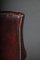 20th Century Chesterfield English Leather Earsback Chair 14